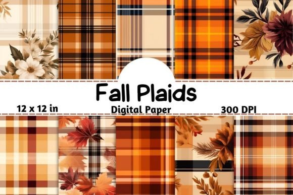 Autumn Plaid Seamless Pattern: A Versatile Design for Creative Projects