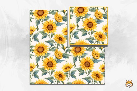 Autumn Sunflowers Seamless Pattern: A Beautiful Addition to Your Creative Projects