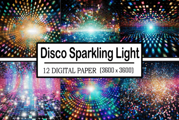 Disco Sparkling Light Pattern