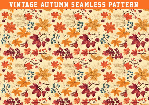 Fall Autumn Pattern: A Versatile Design for Creative Projects