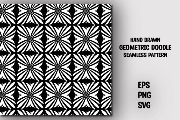 Geometric Doodle Seamless Pattern