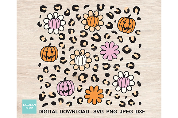 Halloween Leopard Pumpkin Pattern: A Modern Twist on Classic Halloween Decor