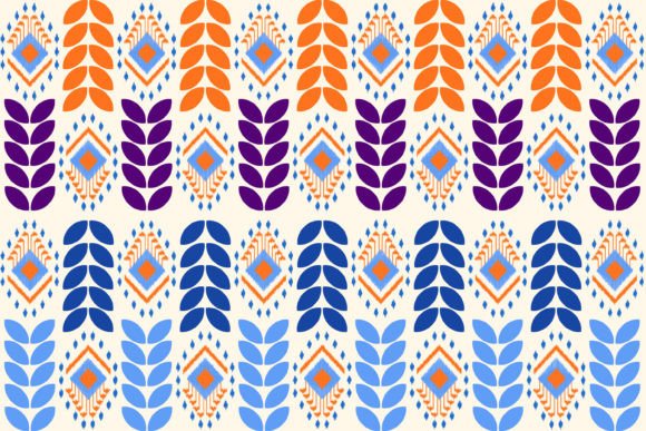 Motif Leaves, Ornaments Ethnic Pattern: A Versatile Design for Creative and Commercial Use