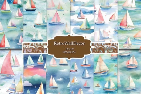 Sailboat Paper for Creative Projects