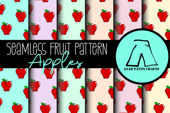 Seamless Fruit Pattern Apples: A Versatile Design for Creative Projects