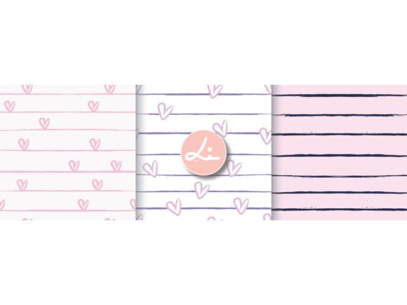 Set of Seamless Pattern Hearts Pattern: A Versatile Design Asset for Modern Creatives