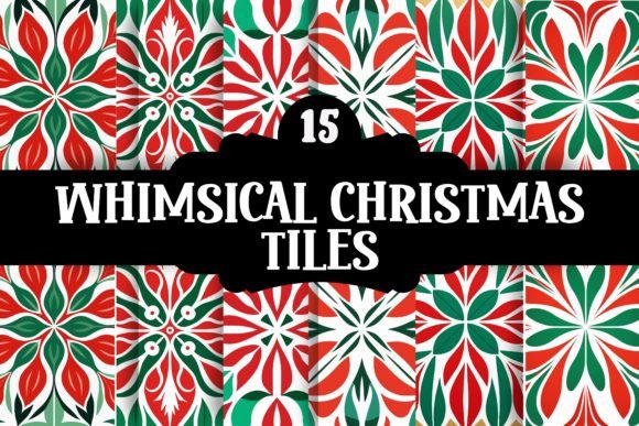 Whimsical Christmas Tiles