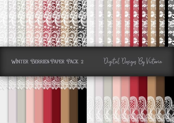Winter Berries Paper Pack 2